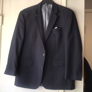 Classic Fit Navy Comfort Suit Jacket